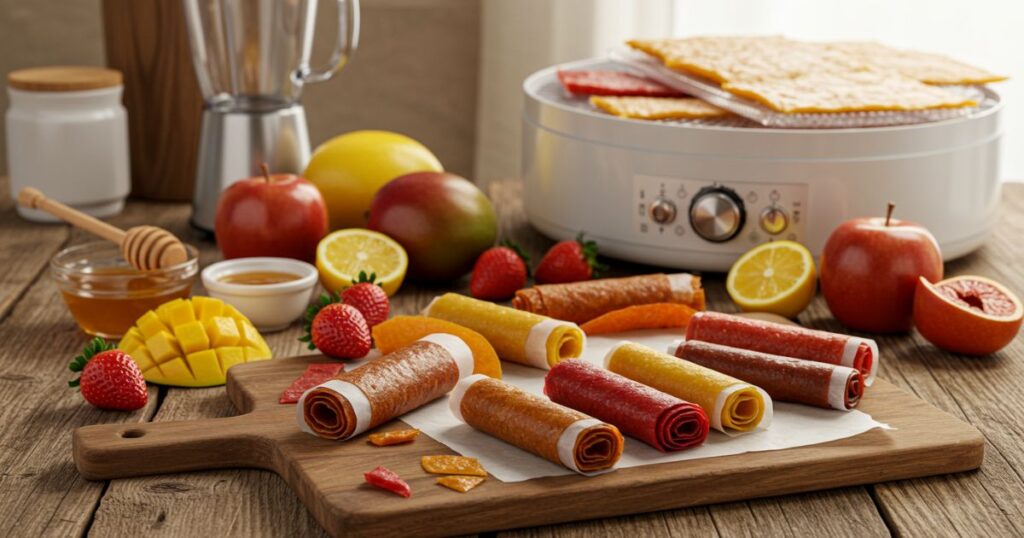 fruit leather recipe dehydrator
